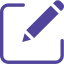 A solid blue square with no additional features or text. The shade of blue is vibrant and uniform across the entire image, reminiscent of a veterinarian's scrubs.